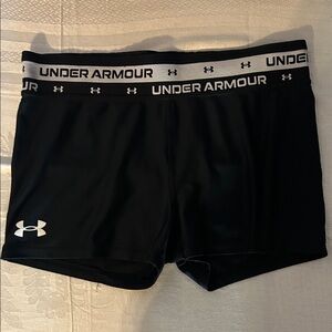 Black Under Armour active shorts
Like new condition